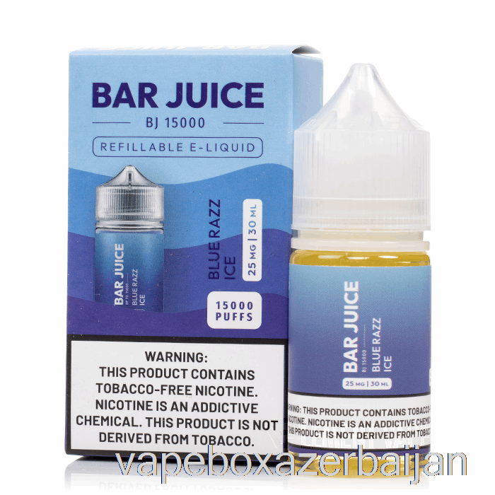 Vape Box Azerbaijan Blue Razz Ice - Bar Juice - 30mL 25mg